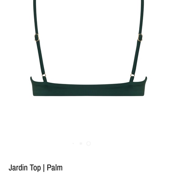 Myra Swim Two Piece Set NWT, Size S Jardin top paired w Hugo bottoms, Color Palm - Picture 3 of 13